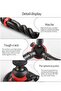 Flexible Tripod，12 Inch Phone Tripod for iPhone and Android Phone, Action Camera Tripod for GoPro Canon Nikon DSLR - 3