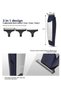 Men's Self-Cut Hair Trimmer Waterproof Cordless Rechargeable Hair Cutting Clippers Groomer with Stainless Steel - 7