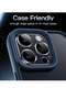 Camera Lens Protector for iPhone 14 Pro/Pro Max, Full Coverage 9H Tempered Glass Ring Cover (Space Black) - 6