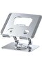 Rotatable Adjustable Tablet Stand – Silver Desk Mount for 4-12 Inch Tablets & Smartphones
