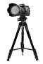 KP-2264 Professional Aluminium Tripod Monopod for All DSLR Cameras (Black)