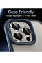 Camera Lens Protector for iPhone 15 Pro/Pro Max, 9H Tempered Glass Metal Ring Cover, HD Clear, 3-Pack - 6