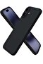 Premium Soft Liquid Silicone Case for iPhone 16 – Silky and Soft Touch Series Full-Body Protective Bumper (Black)