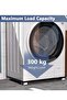 Movable Adjustable Washing Machine Base with Brake – Heavy-Duty Base for Washer, Dryer, Refrigerator, Supports Up to 300kg, Black - 3