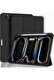 2024 iPad Pro 13 Inch Smart Case – Black with Pencil Holder, Touch ID Support, and Auto Wake/Sleep Function