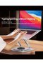 360 Rotatable Laptop Stand for Desk, Carbon Steel, 11-17.3 Inches, Porous Heat Dissipation - 5