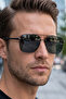 Polarized - Uv400 Protection Metal Frame Black Green Original Men's Sunglasses 59 Ekartman Dkgg83C2