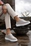 Men's Daily Orthopedic Stitched Sole Foggy Model Classic Shoes - 2