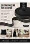 10 Meters, Width 1.5 Cm, Black Striped Quality Multi-Purpose Ribbon, Bias Tape, Sewing Tape, Textile Ribbon