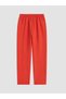 Lcwaikiki Classic Orange Elastic Waist Carrot Cut Women's Trousers - 6