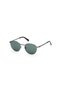 Shiny Gunmetal Uv400 Metal Male Sunglasses