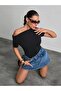 Women's Dark Blue Short Skirt - 5