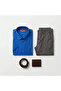 Men's Poplin Classic Loose Fit Short Sleeve Dad Shirt with Pockets - 2