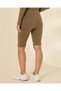 Women Olive Cycling Shorts - 3