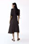 MAMA Puff-sleeved wrap dress - 4