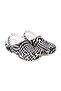Warped Checker 211007-103 Women's Slippers Black White Juststep - 3