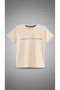 New Season Logo Detailed Beige Tshirt - 2