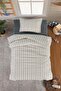 Clasy Single Ranforce Duvet Cover Set Eva Blue - 2