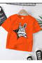 Fnaf Printed Circular Neck Cotton Short Sleeve Children's T-Shirt