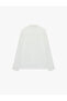 Cotton Regular Fit Classic Collar Long Sleeve Shirt with Frog Closure Detail - 4