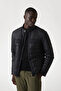 Quilted Erkek Biker Ceket