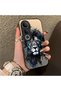Vivo V50 Lite Compatible Silicone Edge Hard Back Case Couple Phone Case Lion Pattern - 3