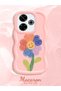 Redmi 13 4g Compatible Case Camera Protector Pink Silicone Couple Phone Case Floral Pattern - 2