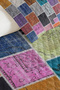 Patchwork Geometric Colorful Single Decorative Pique Set-Retro Purple Mosaic 160X220Cm Bedspread - 3