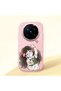 Vivo X200 Pro Compatible Case Camera Protective Pink Silicone Couple Phone Case Girl Patterned