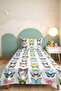 Kelebek Pastel Young Room Single Pique Set - Colorful Modern 160X220 cm Quilted Bedspread - 4