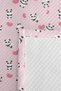 Panda Pink Pastel Girls' Pique Set - Cute Heart White Baby Room Bedspread - 160X220 cm - 7