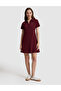 Vişne Apaş Collar A-Line Knitted Dress 50326889-Vr223