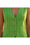 Women's Bohemian Striped Vest Blouse and Wide Leg Pants Two-Piece Set - 4