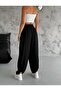 Women's Flexible Fabric Shalwar Pants with Elastic Waist - 6