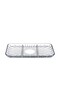 2-Piece Elegant Split Rectangular Plate Set - 2