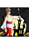 Prince Charming Cosplay Costume, Boys King Prince Performance Costume Red - 3