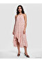 Trendlucky Halter Neck Polka Dot A-Line Dress with a Difference