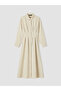 Alita City Modal Blend Pleated Shirt Dress with a Difference - 5