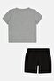 Toddlers Boy 2 Pieces Graphic Print T-Shirt And Shorts Set, Multicolor - 2