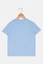 Toddlers Boy Short Sleeve Brand Logo Outdoor T-Shirt, Blue - 3
