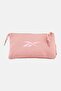 Kids Girl Brand Logo Three Compartment Pencil Case, Pink - 3