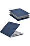 Snap-On Apple Macbook Pro 13" 2020 Transparent Hardshell Case with Keyboard Cover (Navy Blue)