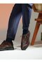 Nopa Model Genuine Leather Handmade Brown Leather Casual Shoes