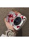 Vivo X300 Pro Compatible Silicone Edge Hard Back Case Couple Phone Case with Floral Pattern - 4