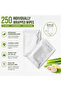 Varaq Lemongrass Wet Wipes 250 Pcs – Individually Wrapped Hand Wipes for Travel, Restaurant, Office & Events | Bulk Pack Refreshing Tissues - 2