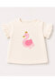 Infant Girls’ 2-Piece Set – Swan Print Top & Ruffle Shorts - 3