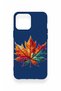 iPhone 13 Pro Max Compatible Colorful Leaf Pattern Silicone Case - 2