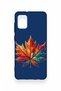 Samsung A31 Compatible Colorful Leaf Pattern Silicone Case - 2