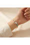 Rainbow Figured Pearl and Bead Detailed Adjustable Women's Bracelet - 3