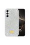 Samsung Galaxy S25 Case with Silicone Edges and Shiny Lux Diamond Cover